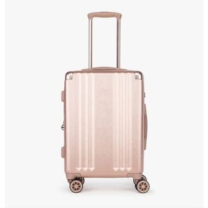 Calpak Rose Gold Ambeur Carry On Luggage